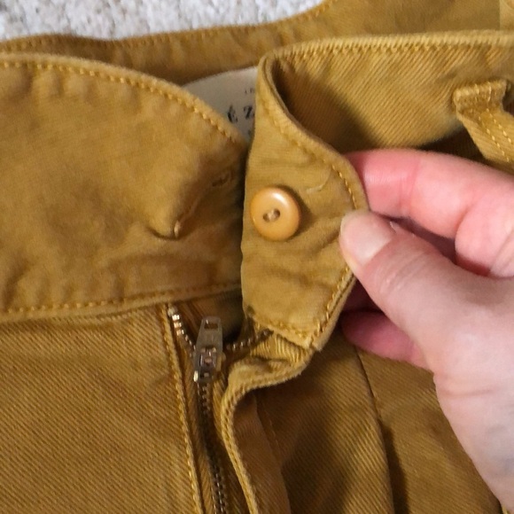 Sezane Austin trousers, ochre, size 34 or US 2 pants - Picture 6 of 10